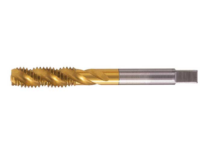 HSS-E Spiral Flute Tap, JIS Standard, TiN Coated