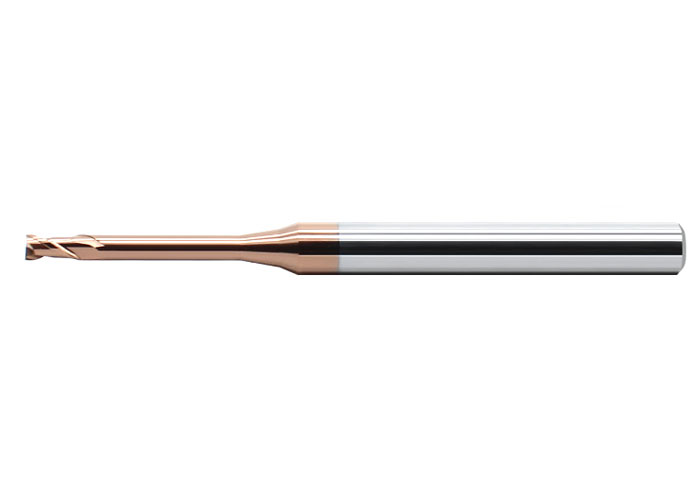 GM Series Long Reach Neck Flat Carbide End Mill 2 Flutes