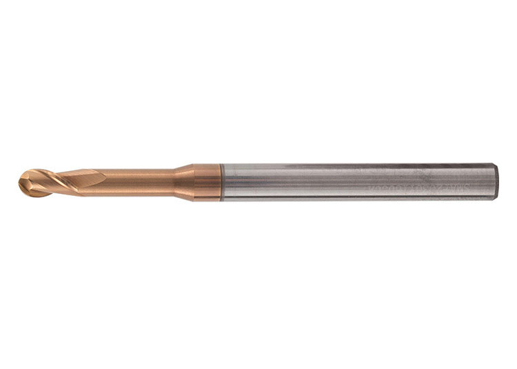 GM Series Long Reach Neck Ball Nose End Mill 2 Flutes