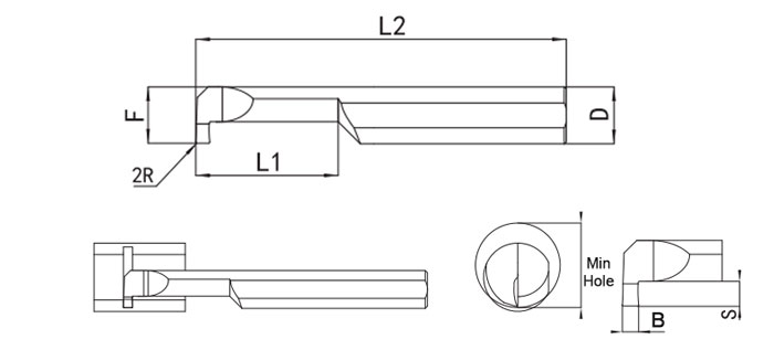 MGR Series Solid Carbide Micro Boring Bars Specifications