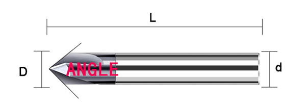 SCM Chamfer End Mill Specifications